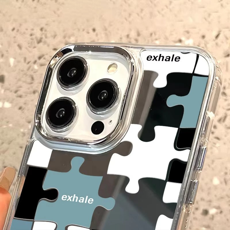 Premium Apple iPhone Case, MagSafe Compatible, Camera Lens and Screen Protection, Ultra Thin, Shockproof, Magnetic, Full All Around Protection, Plating Mirror Soft Cover