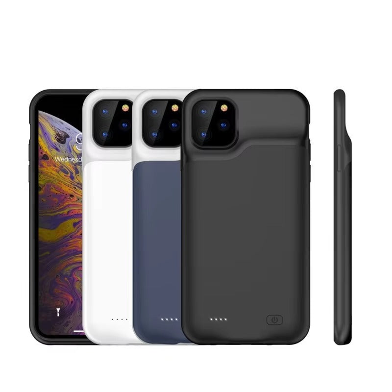 High Capacity Apple iPhone Case MagSafe Compatible, Camera Lens & Screen Protection, Ultra Thin Shockproof Magnetic Full All Around Protection Charging Cover with Built-In Battery