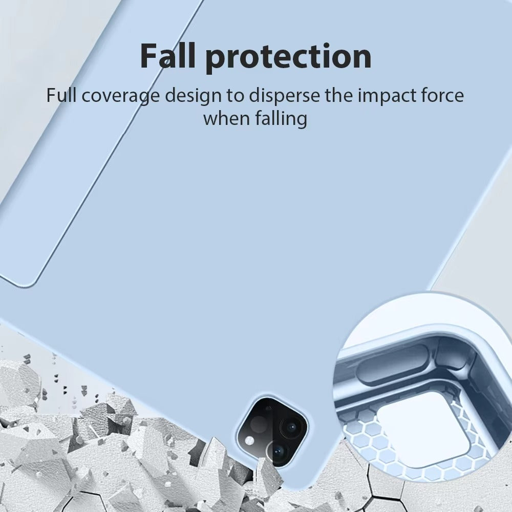 Premium Protective iPad Case – Slim, Magnetic Cover with Pencil Compatible with 10.2", 11", 12.9", 13" Tablets