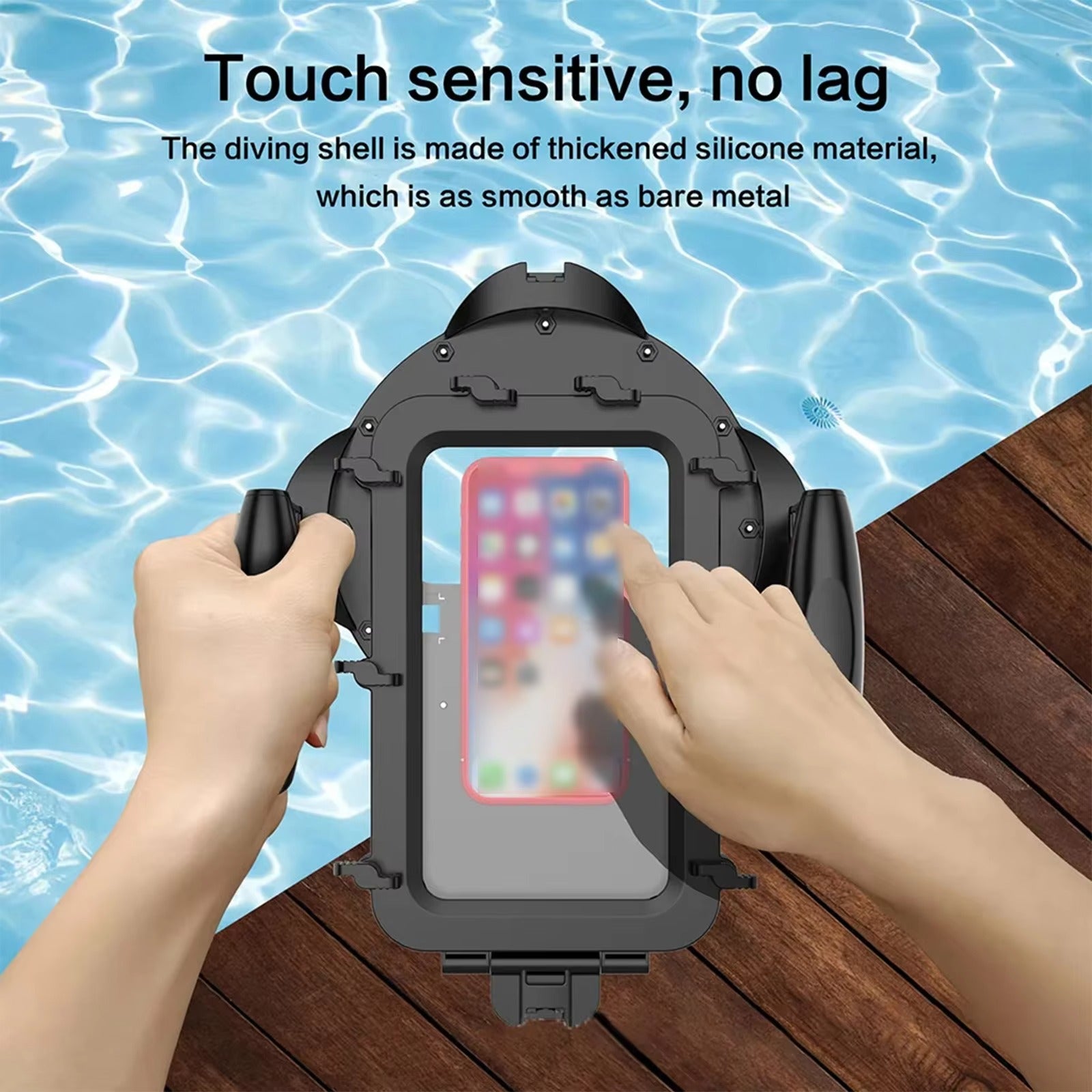 Premium Apple iPhone Case MagSafe Compatible, Camera Lens & Screen Protection, Ultra Thin Shockproof Magnetic Full All Around Protection Cover with Waterproof Dome for Diving Photo
