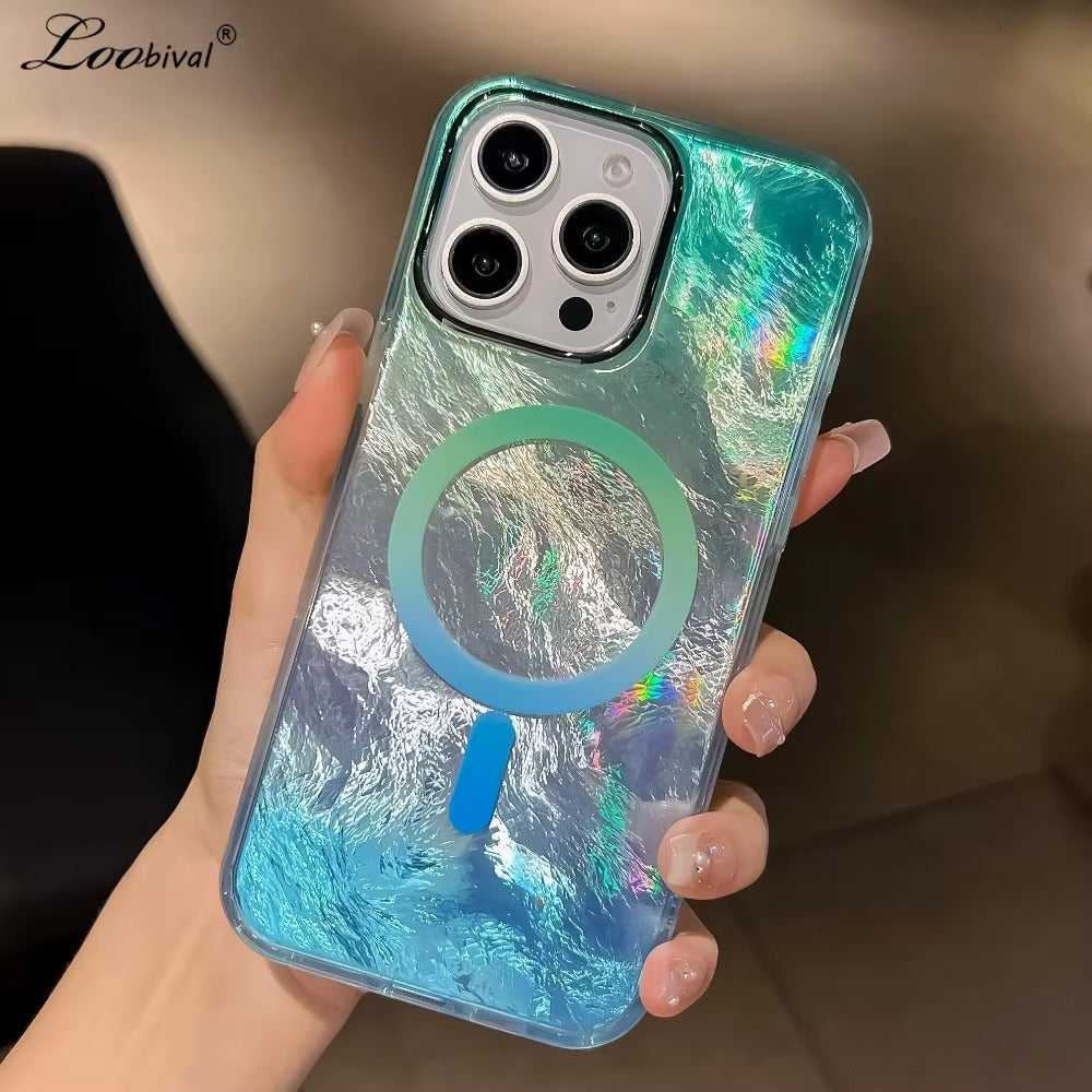 Luxury Apple iPhone Case Camera Lens & Screen Protection, Ultra Thin Shockproof Magnetic Full All Around Protection Cover