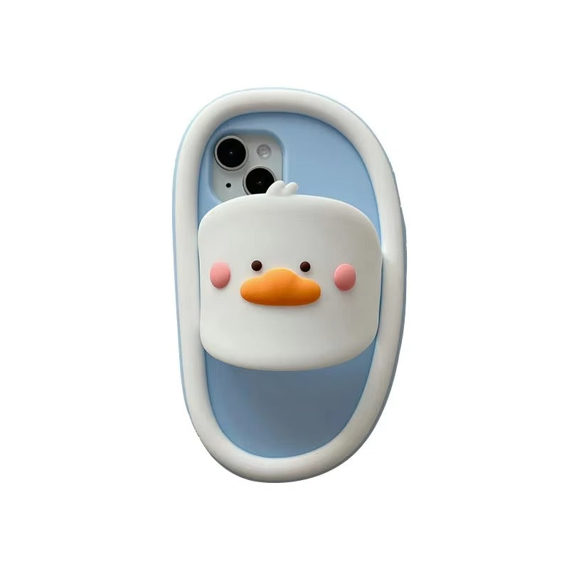 Premium Apple iPhone Case, MagSafe Compatible, Camera Lens and Screen Protection, Ultra Thin, Shockproof, Magnetic, Full All Around Protection, 3D Slippers Animal Cover