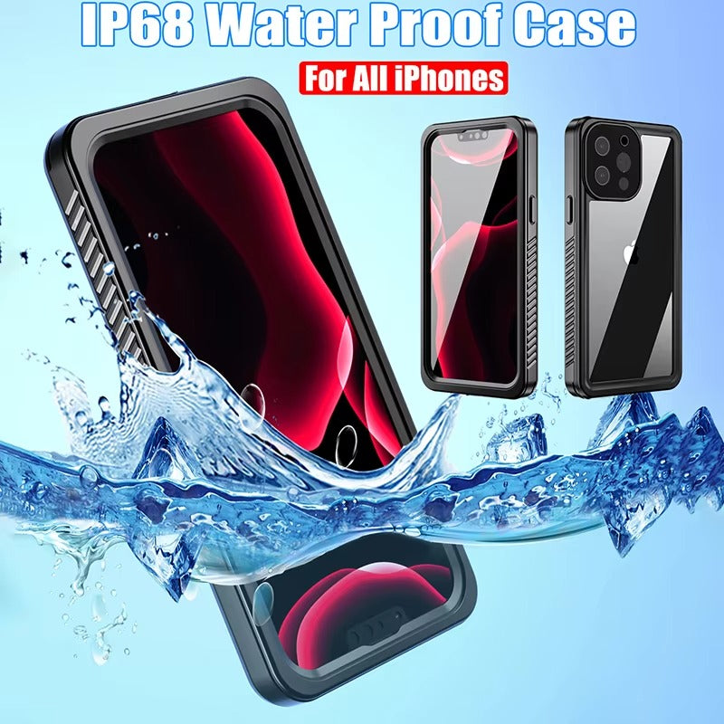 Luxury Apple iPhone Case MagSafe Compatible, Camera Lens & Screen Protection, Cover with IP68 Sealed Sport Design