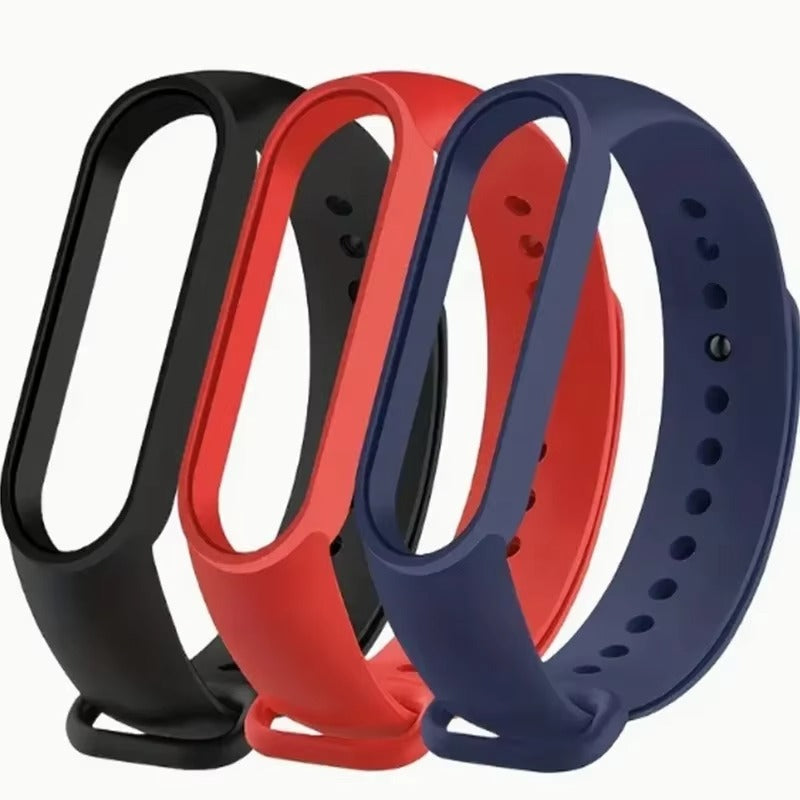 Comfort Fit Silicone Strap – Replacement Wristband for Smart Fitness Tracker 7 6 5 4 3, Adjustable Smartwatch Band, Skin-Friendly, Durable Accessory