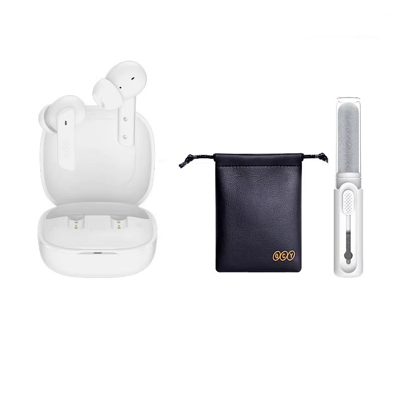 Premium, ANC Wireless Headphones – Bluetooth 5.2 Earphones with 6-Mic ENC, HD Call, Transparency Mode for Apple iPhone