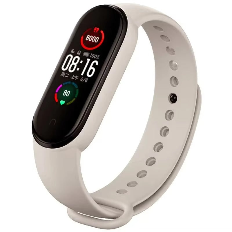 Comfort Fit Silicone Strap – Replacement Wristband for Smart Fitness Tracker 7 6 5 4 3, Adjustable Smartwatch Band, Skin-Friendly, Durable Accessory