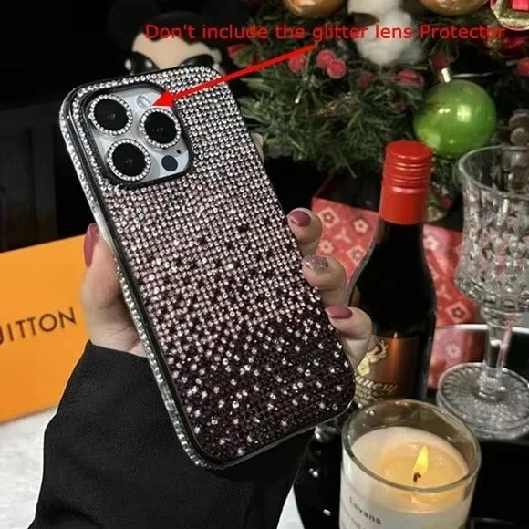 Luxury Apple iPhone Case, MagSafe Compatible, Camera Lens & Screen Protection, Ultra Thin, Shockproof, Magnetic Full All Around Cover – Full Shiny Diamond Bumper Frame Case with Sparkling Edge Design for Elegant Protection