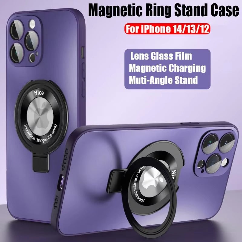 High Quality Apple iPhone Case MagSafe Compatible, Camera Lens & Screen Protection, Cover with IP68 Diving Armor Stand
