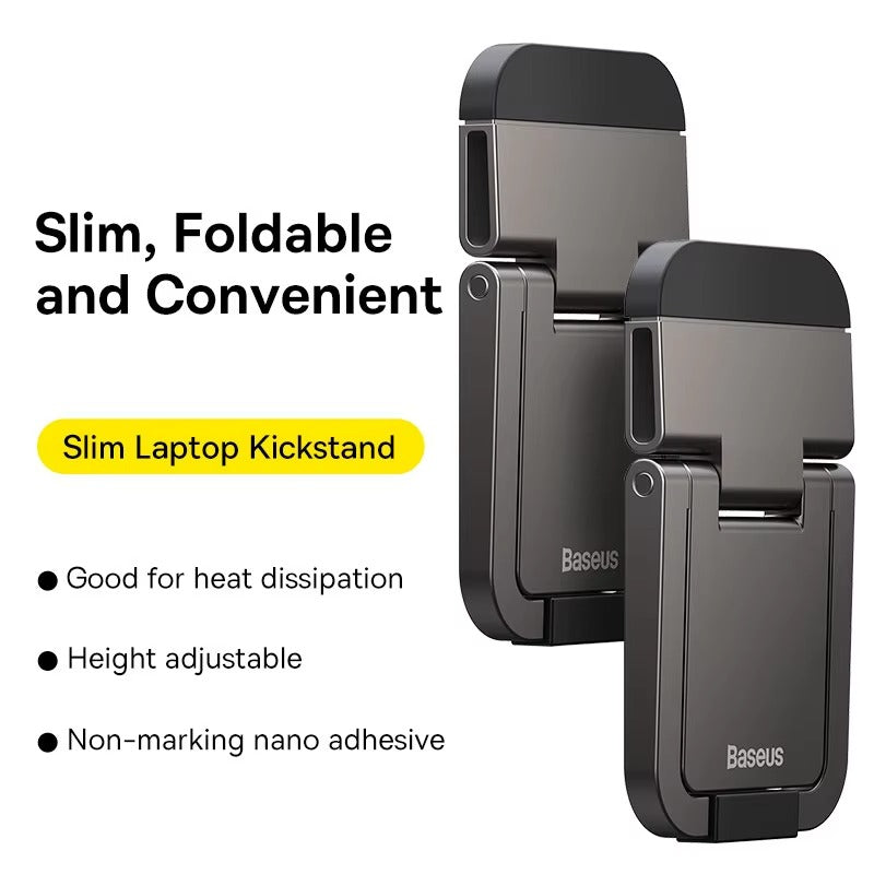 Premium, Portable, Mini Laptop Stand for MacBook, Computer, Keyboard Holder, Adjustable, Foldable, Lightweight Baseus Support for Desk, Travel, Work