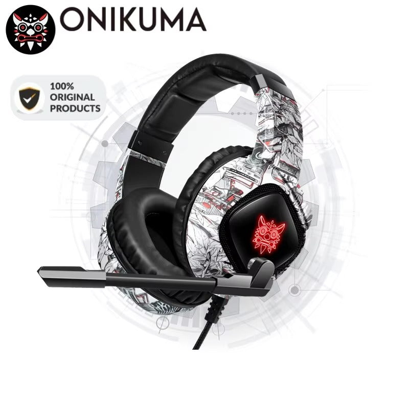 High Quality, Wired Gaming Headset with Microphone Stereo Over-Ear with Clear Sound for Apple Devices and Gaming Consoles