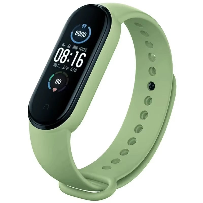 Comfort Fit Silicone Strap – Replacement Wristband for Smart Fitness Tracker 7 6 5 4 3, Adjustable Smartwatch Band, Skin-Friendly, Durable Accessory