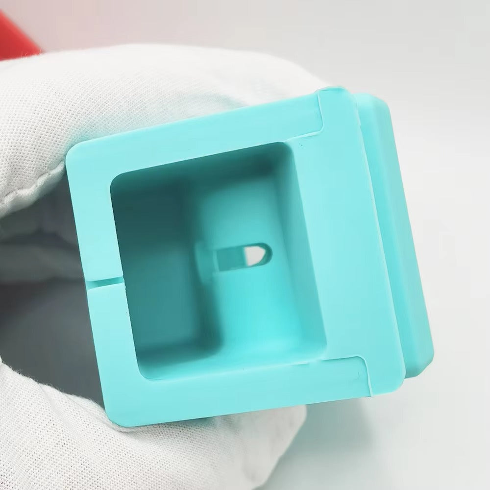 Premium Retro Charging Stand for Smartwatch – Desktop Silicone Dock Holder with Cable Slot, Nightstand Mode Compatible