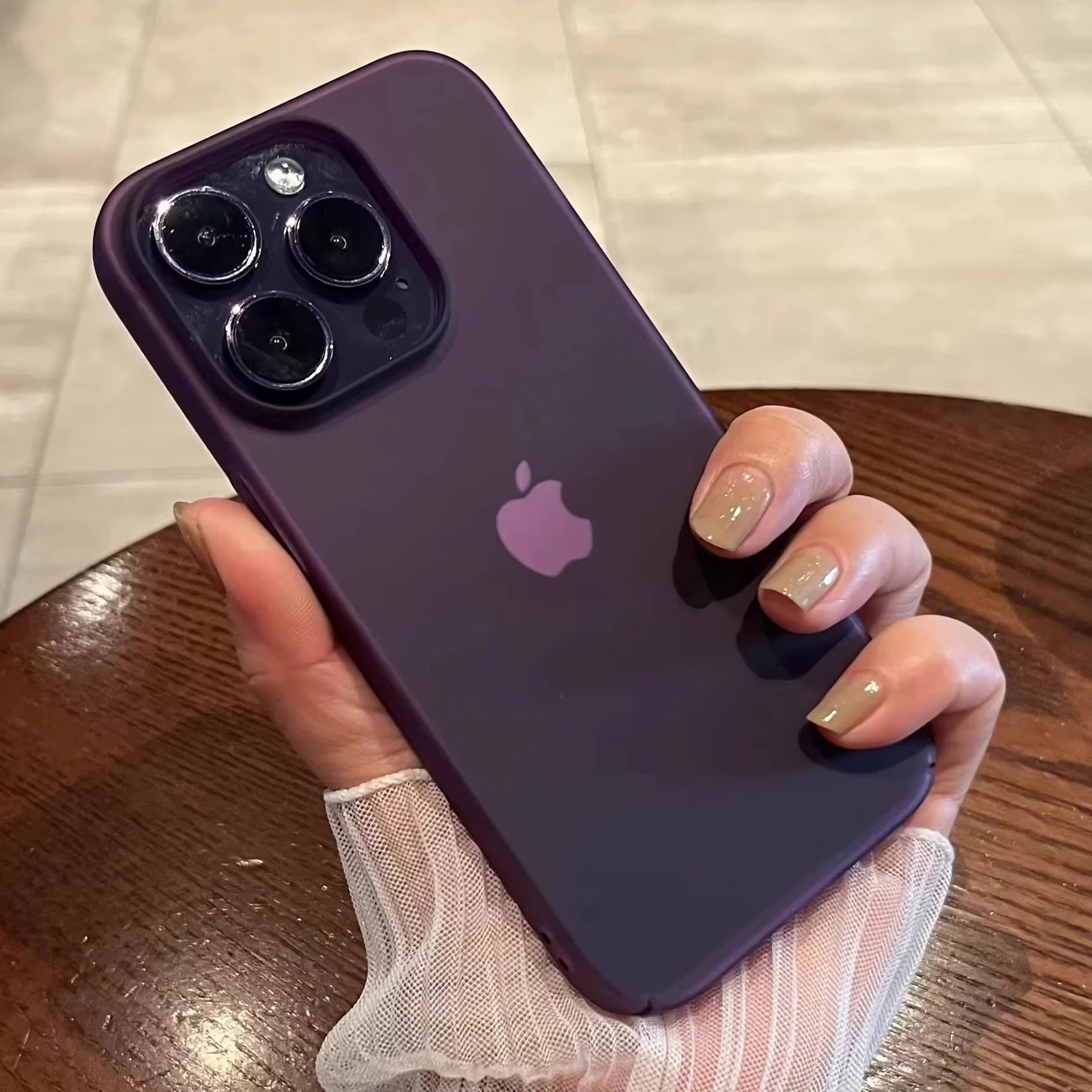 High Quality Apple iPhone Case, MagSafe Compatible, Camera Lens & Screen Protection, Ultra Thin, Shockproof, Magnetic Full All Around Cover – Matte Translucent Hard PC Case with Slim Skin Back for Durable Protection