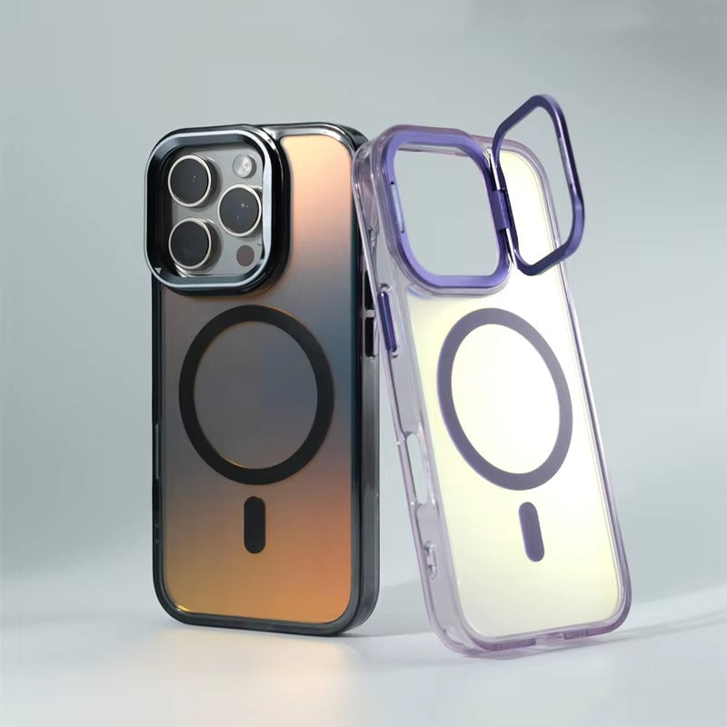 Luxury Apple iPhone Case, Camera Lens & Screen Protection, Ultra Thin Shockproof Magnetic Full All Around Protection Cover