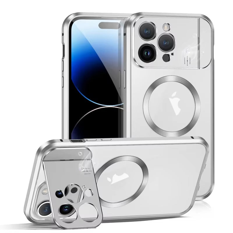 Luxury Magnetic Apple iPhone Case, MagSafe Compatible, Ultra Thin Shockproof Full Protection Cover with Wireless Charging