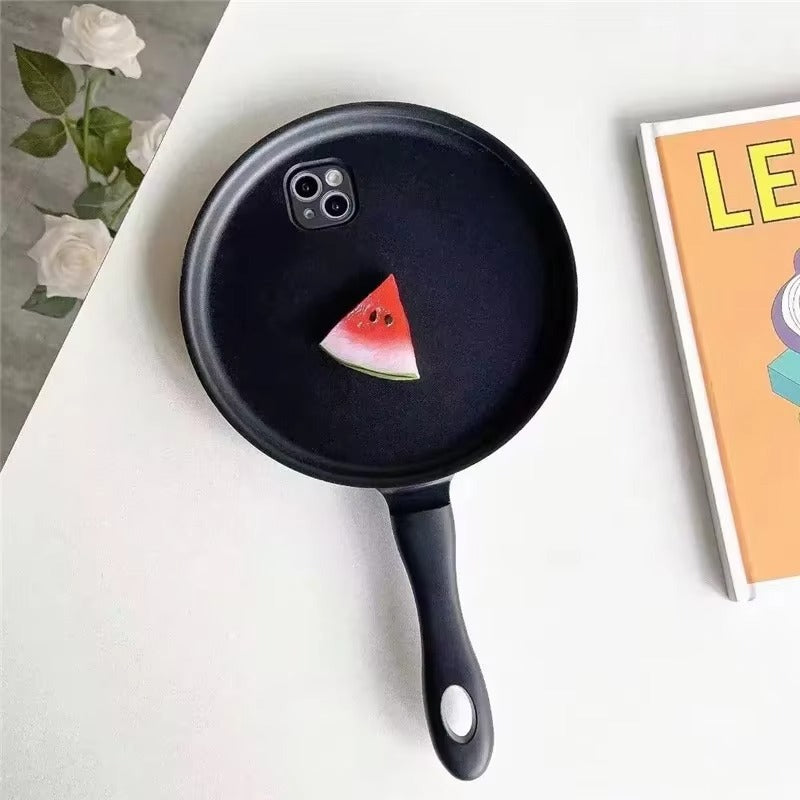 Premium Apple iPhone Case, MagSafe Compatible, Camera Lens and Screen Protection, Ultra Thin, Shockproof, Magnetic, Full All Around Protection, 3D Cartoon Pan Egg Cover