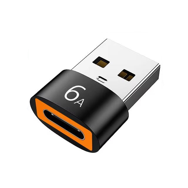 High Quality USB to Type-C Charger Adapter – 2PCS OTG Converter for iPhone, Plug & Play, Data Sync 480Mbps, Aluminum Alloy, Universal Type-C Compatibility