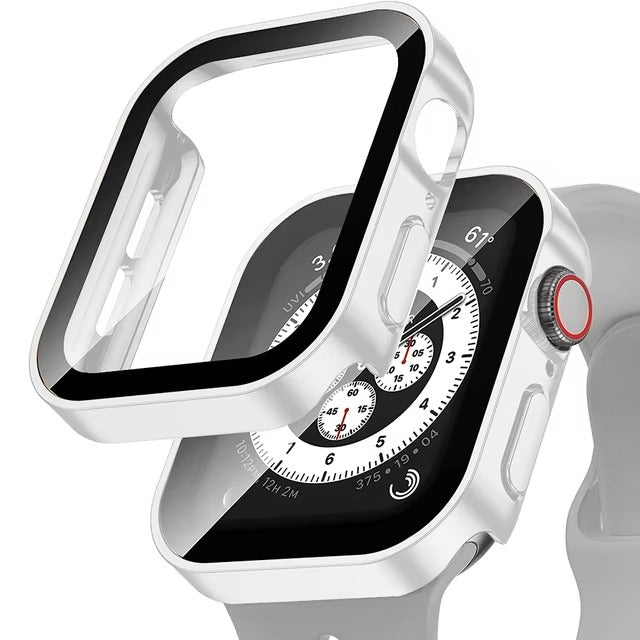 High Quality Tempered Glass Case for Apple Watch – Full Coverage Display Protector Film for 40mm to 45mm Smartwatches
