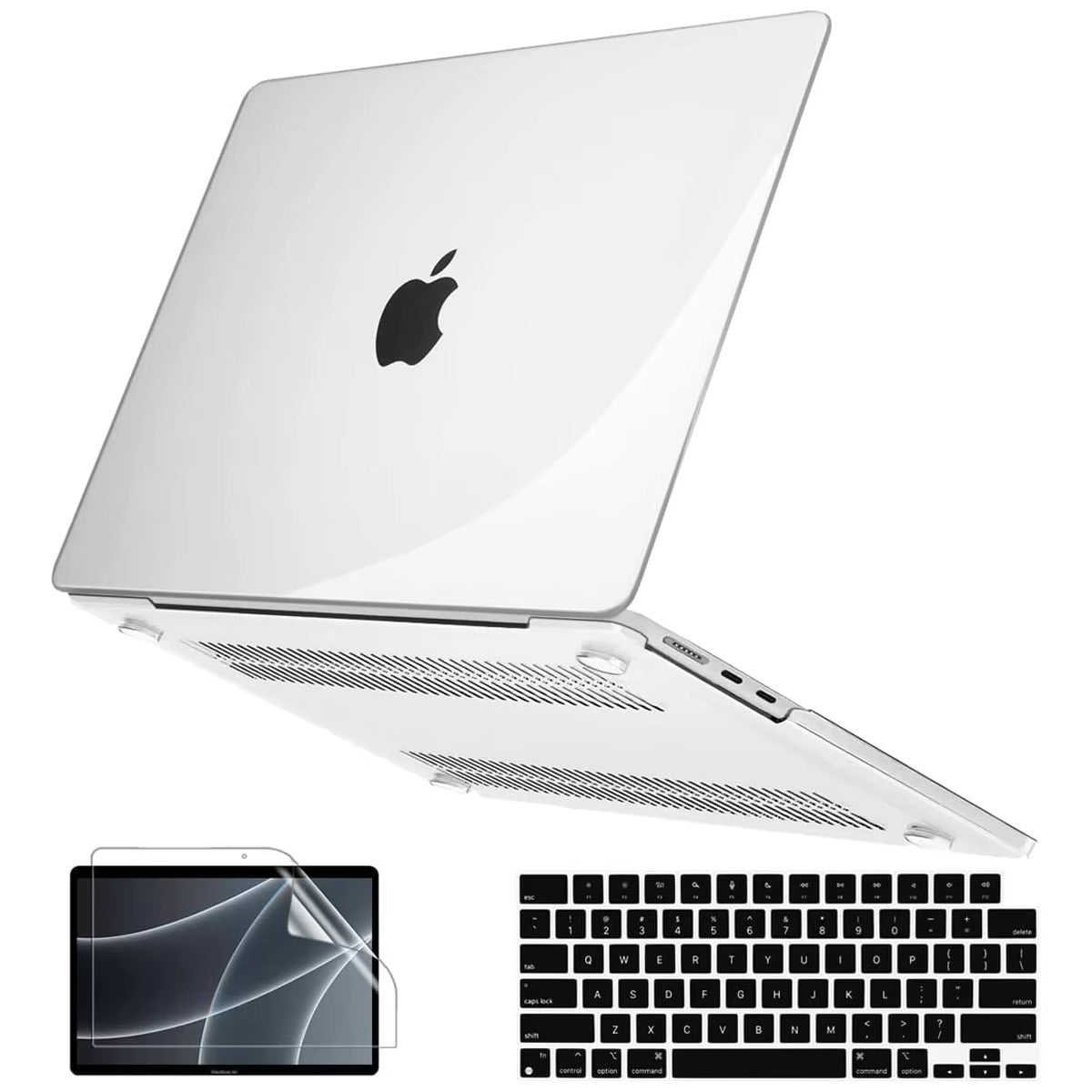 Premium Hard Shell Case for MacBook Air 13.6, 15 M1, M2 and Pro 13, 14, 16 – Slim, Protective Laptop Cover for Apple Notebook, Scratch-Resistant and Lightweight