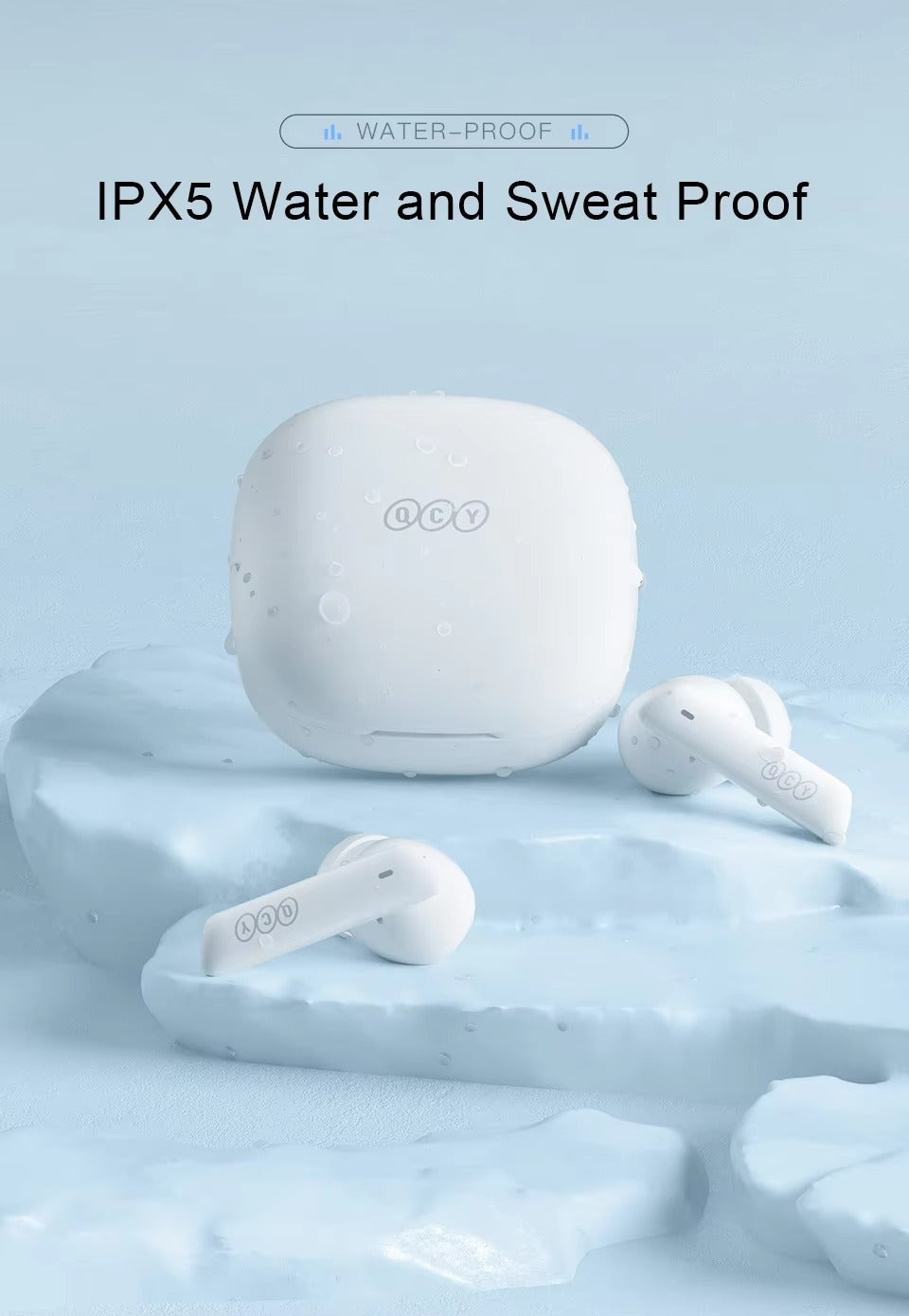 Premium, ANC Wireless Headphones – Bluetooth 5.2 Earphones with 6-Mic ENC, HD Call, Transparency Mode for Apple iPhone
