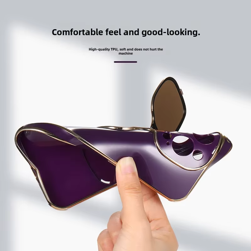 Premium Apple iPhone Case, MagSafe Compatible, Camera Lens and Screen Protection, Ultra Thin, Shockproof, Magnetic, Full All Around Protection, Fold Lens Stand Holder Cover