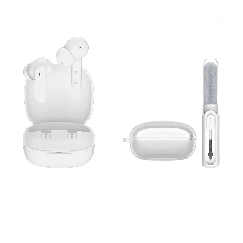 Premium, ANC Wireless Headphones – Bluetooth 5.2 Earphones with 6-Mic ENC, HD Call, Transparency Mode for Apple iPhone