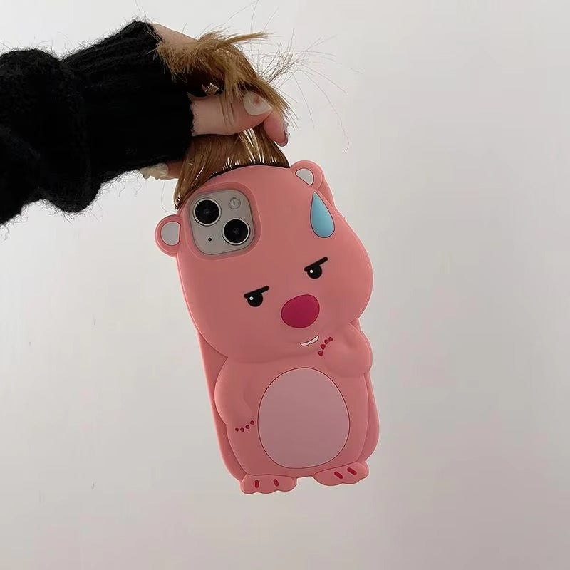 Premium Apple iPhone Case, MagSafe Compatible, Camera Lens and Screen Protection, Ultra Thin, Shockproof, Magnetic, Full All Around Protection, Cartoon Beaver Soft Cover