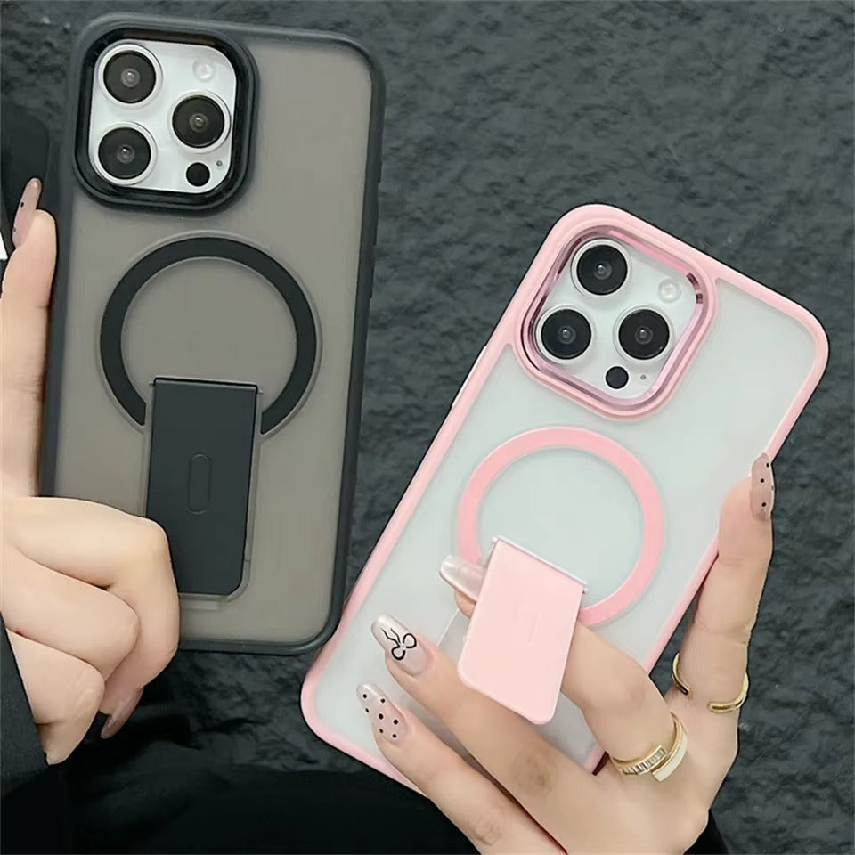 Luxury Apple iPhone Case Camera Lens & Screen Protection, Ultra Thin Shockproof Magnetic Full All Around Protection Cover