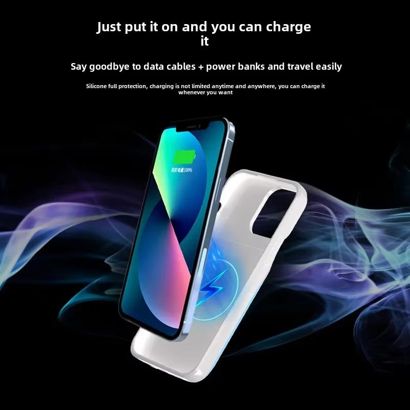 High Quality Apple iPhone Case MagSafe Compatible, Camera Lens & Screen Protection, Ultra Thin Shockproof Magnetic Full All Around Protection Cover with 5000mAh 10000mAh Power Bank