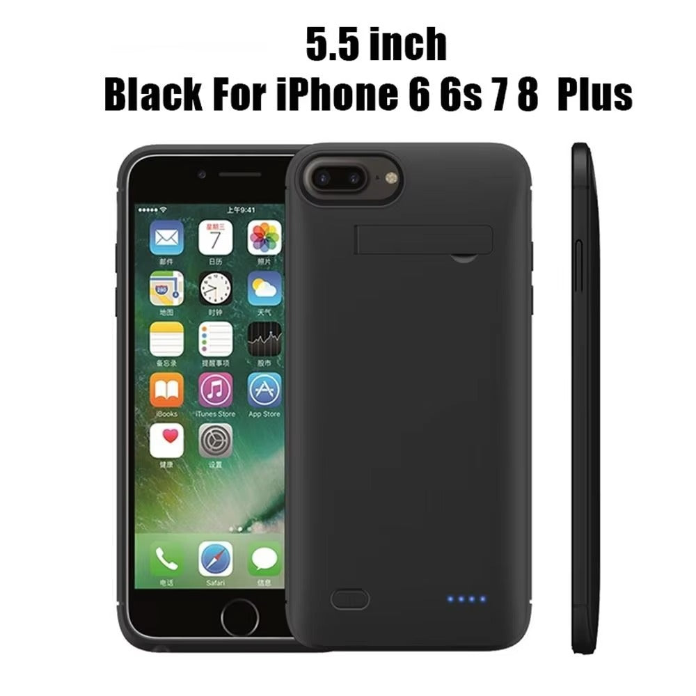 Premium Apple iPhone Case MagSafe Compatible, Camera Lens & Screen Protection, Ultra Thin Shockproof Magnetic Full All Around Protection Cover with 10000mAh Charging Power Bank