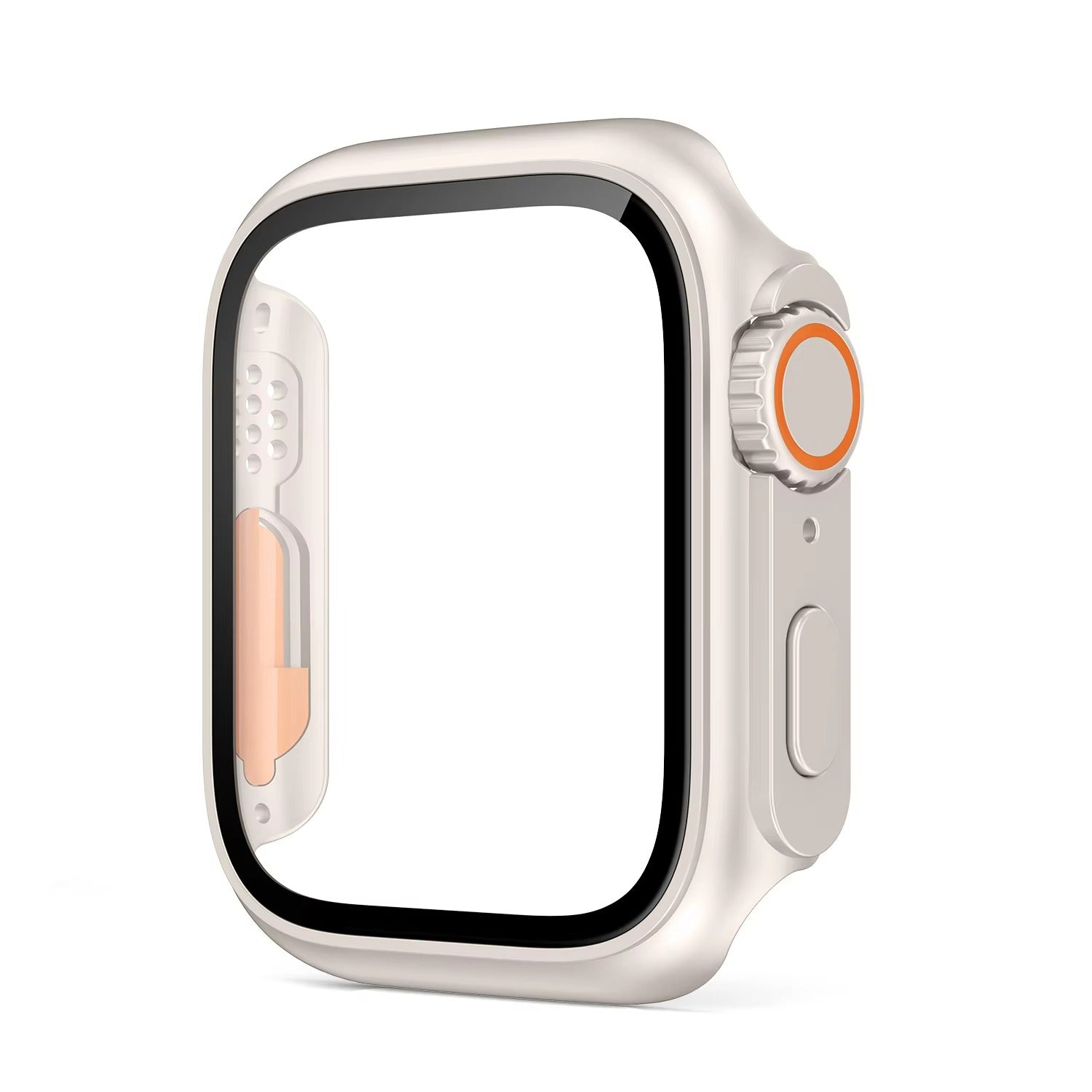 Premium Smartwatch Case with Tempered Glass – Full Cover Shockproof Screen Protector, Ultra-Thin Touch-Sensitive Bumper for 40mm 41mm 44mm 45mm