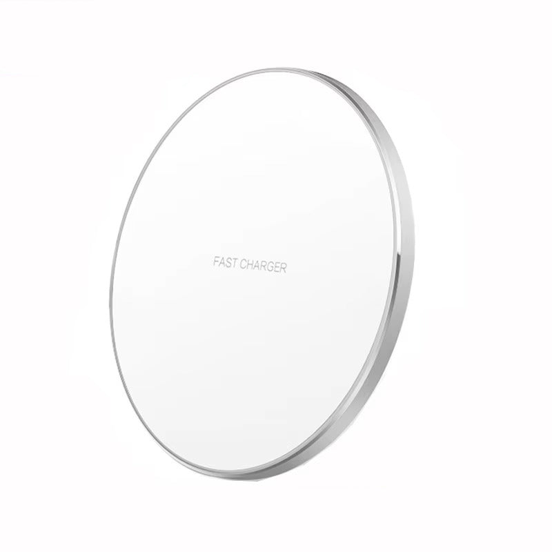 Premium 30W Wireless Charging Pad – Fast USB-C Charger for iPhone & Samsung, Case-Friendly, Overheat Protection, Sleek Zinc Alloy Design, QC 3.0 Compatible