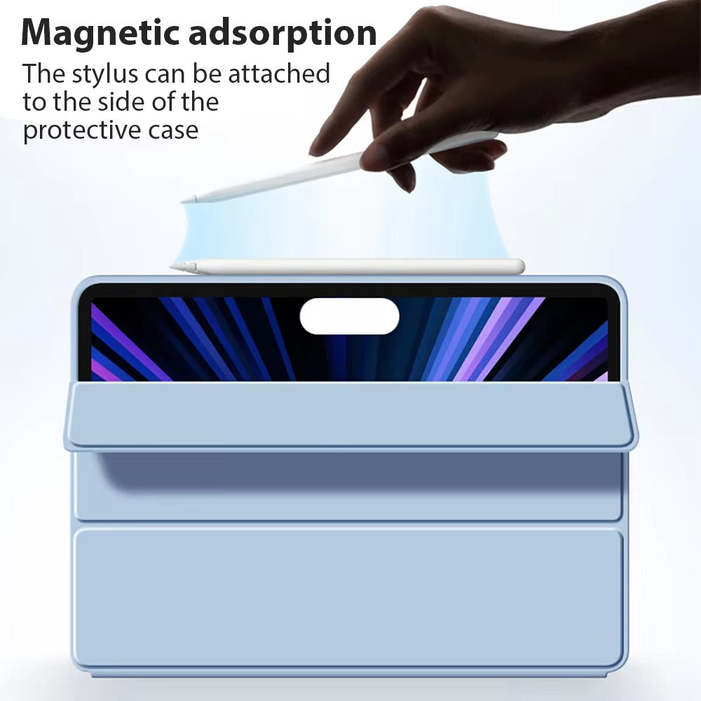 Premium Protective iPad Case – Slim, Magnetic Cover with Pencil Compatible with 10.2", 11", 12.9", 13" Tablets