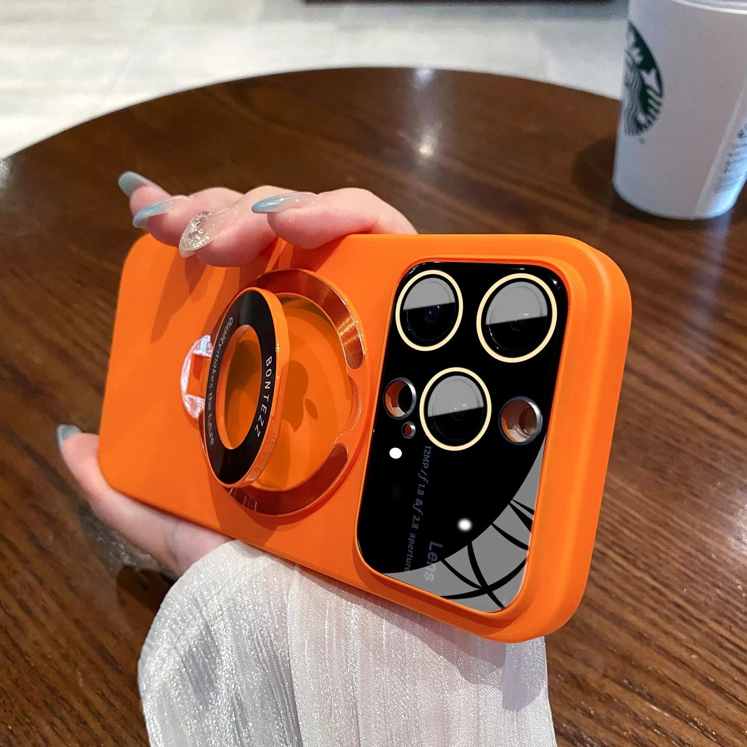 Premium Apple iPhone Case, MagSafe Compatible, Camera Lens and Screen Protection, Ultra Thin, Shockproof, Magnetic, Full All Around Protection, Magnetic Bracket Cover