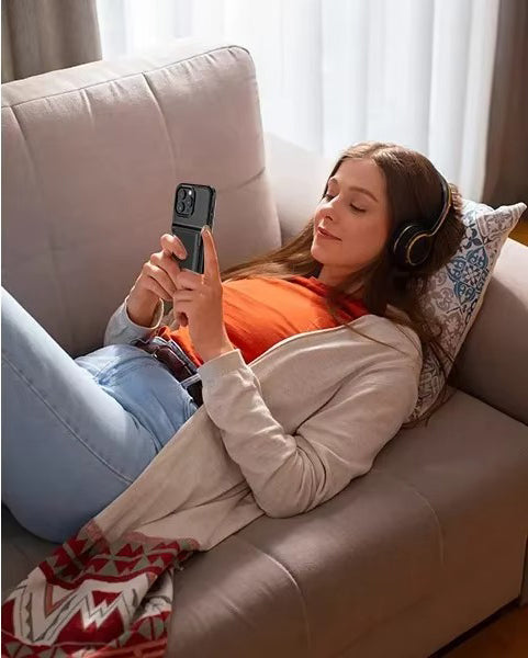 Robust Apple iPhone Case, MagSafe Compatible, Camera Lens and Screen Protection, Ultra Thin, Shockproof, Magnetic, Full All Around Protection, Wallet Card Holder Cover