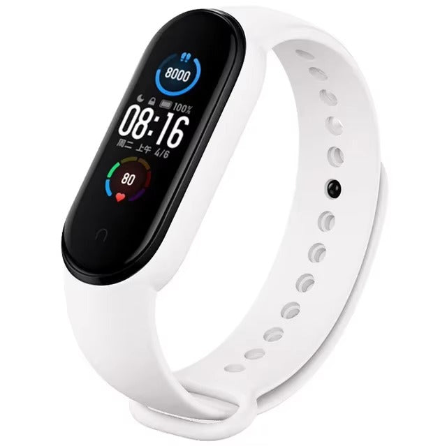 Comfort Fit Silicone Strap – Replacement Wristband for Smart Fitness Tracker 7 6 5 4 3, Adjustable Smartwatch Band, Skin-Friendly, Durable Accessory