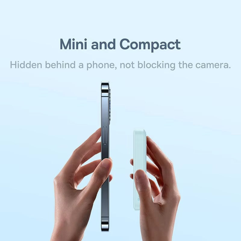 Premium, Magnetic Wireless Power Bank, 10000mAh – Mini Fast Charging Battery Pack with Auto-Wake, for iPhone