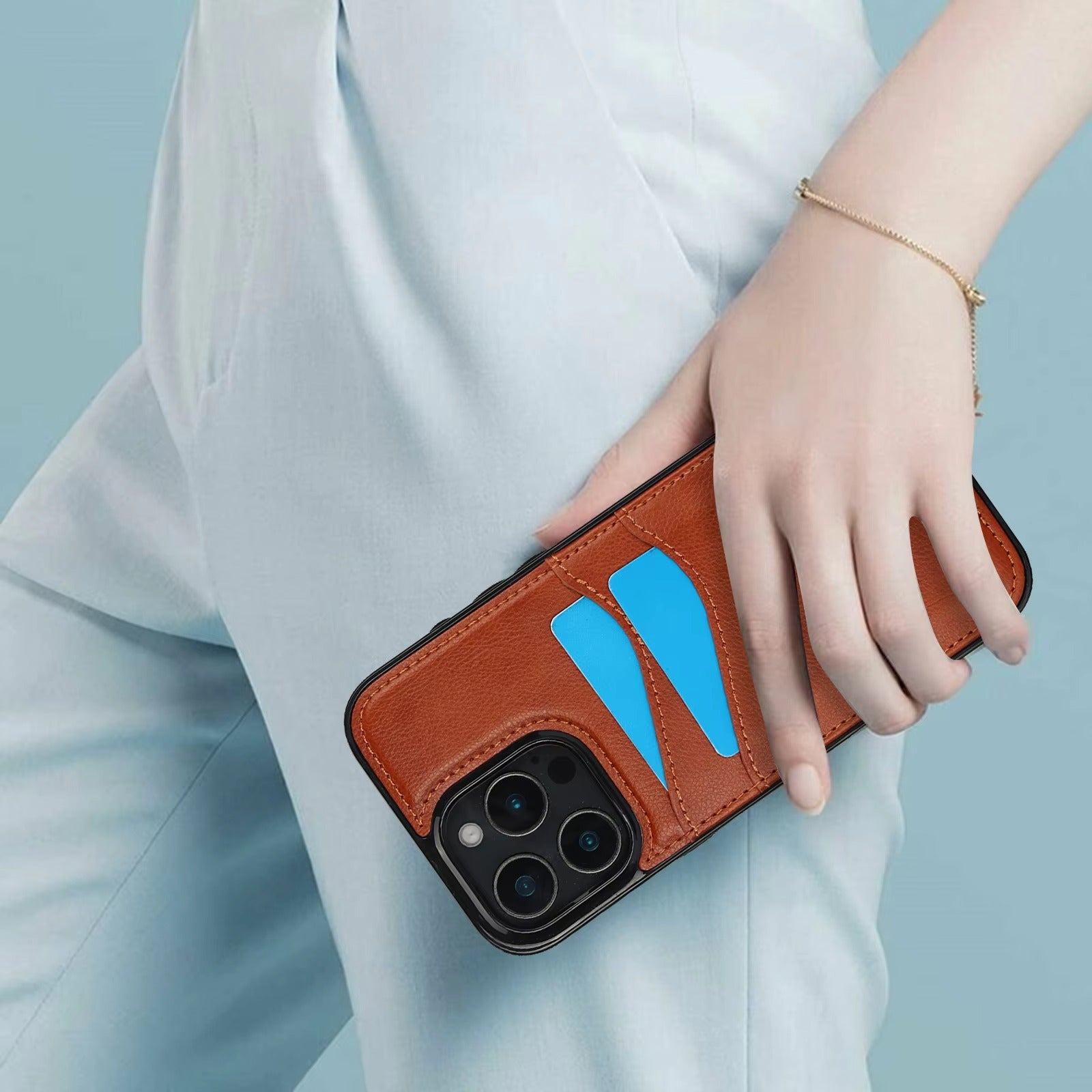 Premium Apple iPhone Case, MagSafe Compatible, Camera Lens and Screen Protection, Ultra Thin, Shockproof, Magnetic, Full All Around Protection, Leather Card Wallet Cover