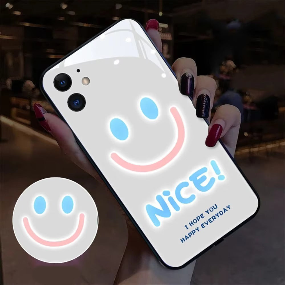 Premium Apple iPhone Case, MagSafe Compatible, Screen and Camera Protection, Ultra Thin, Shockproof, Magnetic, Full Body Coverage, Sound-Reactive LED Light Cover