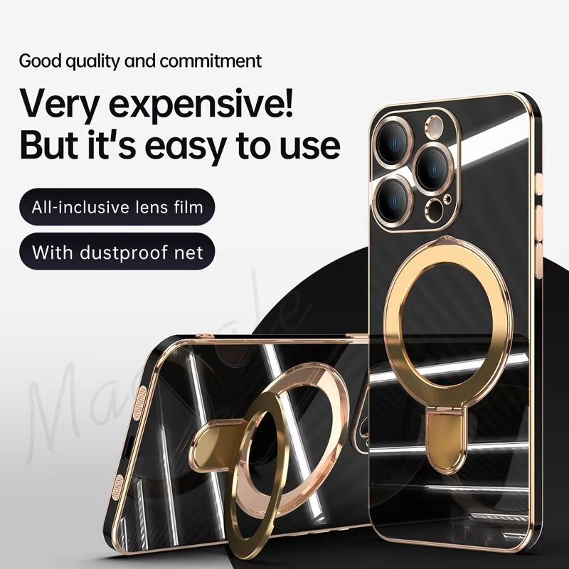 Premium Apple iPhone Case, Camera Protection, Screen Protection, Ultra Thin, Shockproof, Magnetic, Full All Around Protection