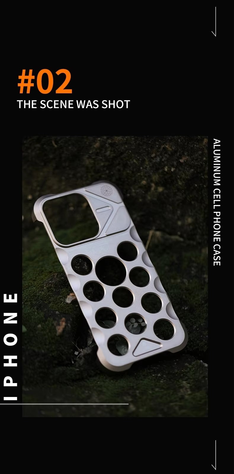 Luxury Apple iPhone Case, MagSafe Compatible, Camera Lens & Screen Protection, Ultra Thin, Shockproof, Magnetic Full All Around Cover – Aluminum Alloy Frameless Case with Heat Dissipation & Metal Lens Protection