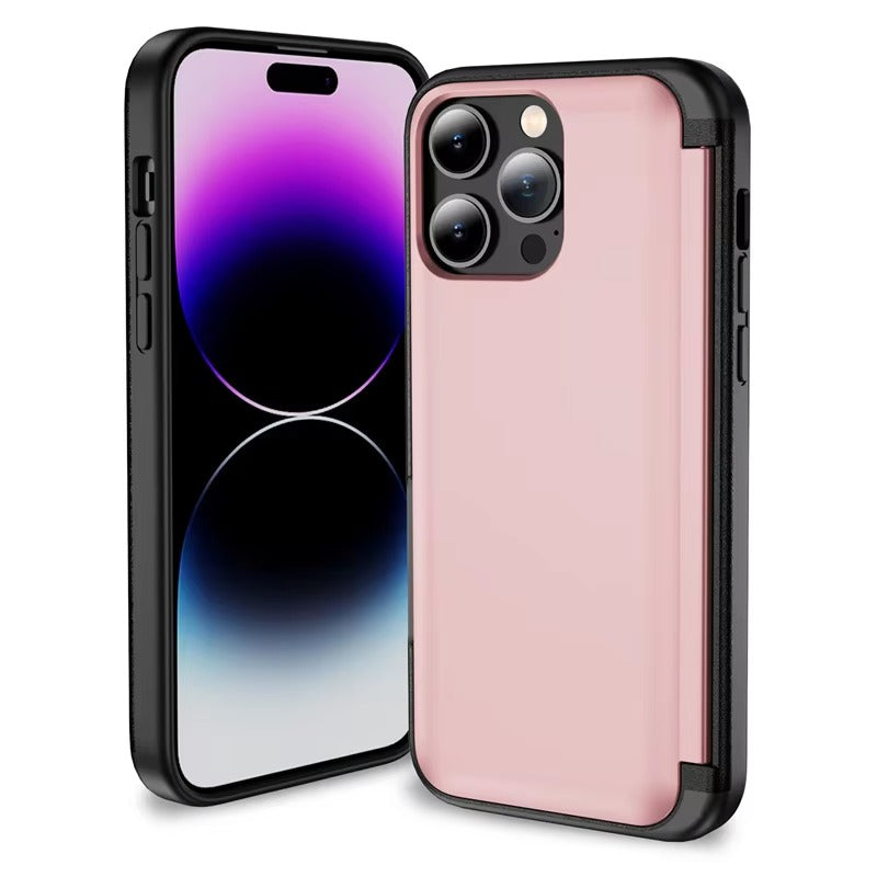 Robust Apple iPhone Case, MagSafe Compatible, Camera Lens and Screen Protection, Ultra Thin, Shockproof, Magnetic, Full All Around Protection, Flip Card Bracket Cover