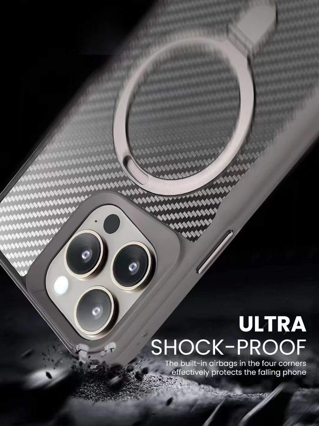 Premium Apple iPhone Case, Camera Lens & Screen Protection, Ultra Thin Shockproof Magnetic Full All Around Protection Cover