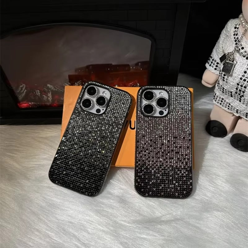 Luxury Apple iPhone Case, MagSafe Compatible, Camera Lens & Screen Protection, Ultra Thin, Shockproof, Magnetic Full All Around Cover – Full Shiny Diamond Bumper Frame Case with Sparkling Edge Design for Elegant Protection