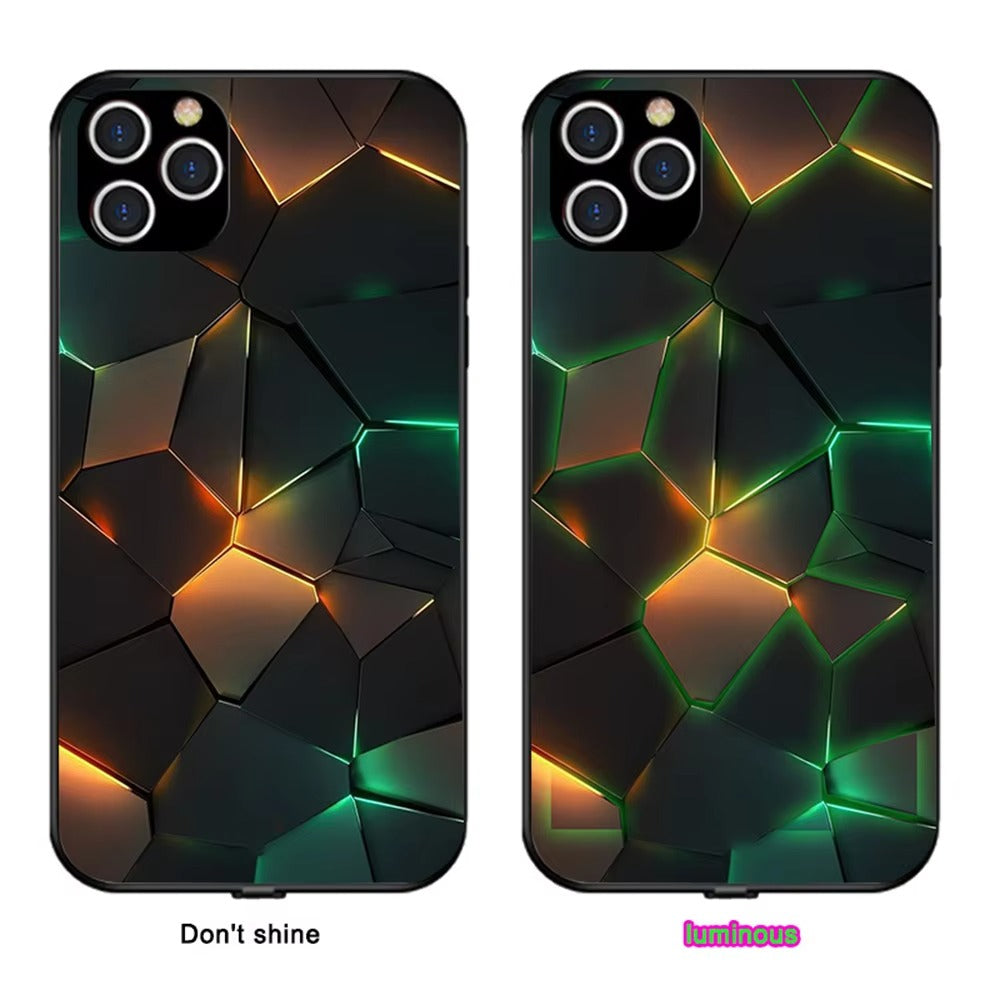 Premium Apple iPhone Case, MagSafe Compatible, Camera Lens and Screen Protection, Ultra Thin, Shockproof, Magnetic, Full All Around Protection, Voice-Activated LED Cover