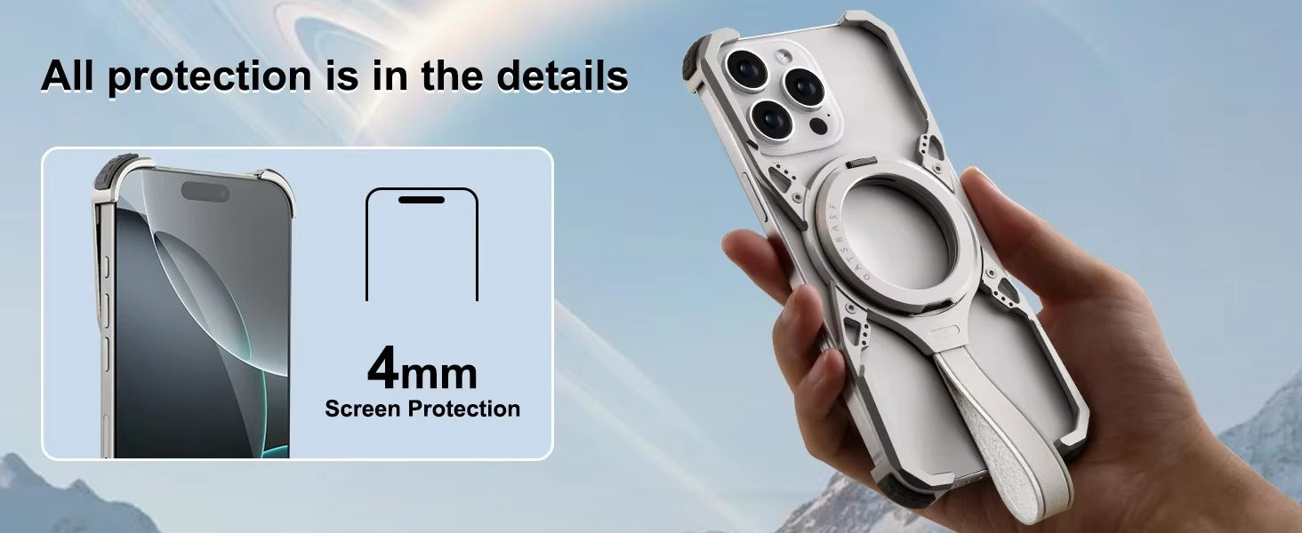 Premium Apple iPhone Case Camera Lens & Screen Protection, Ultra Thin Shockproof Magnetic Full All Around Protection Cover