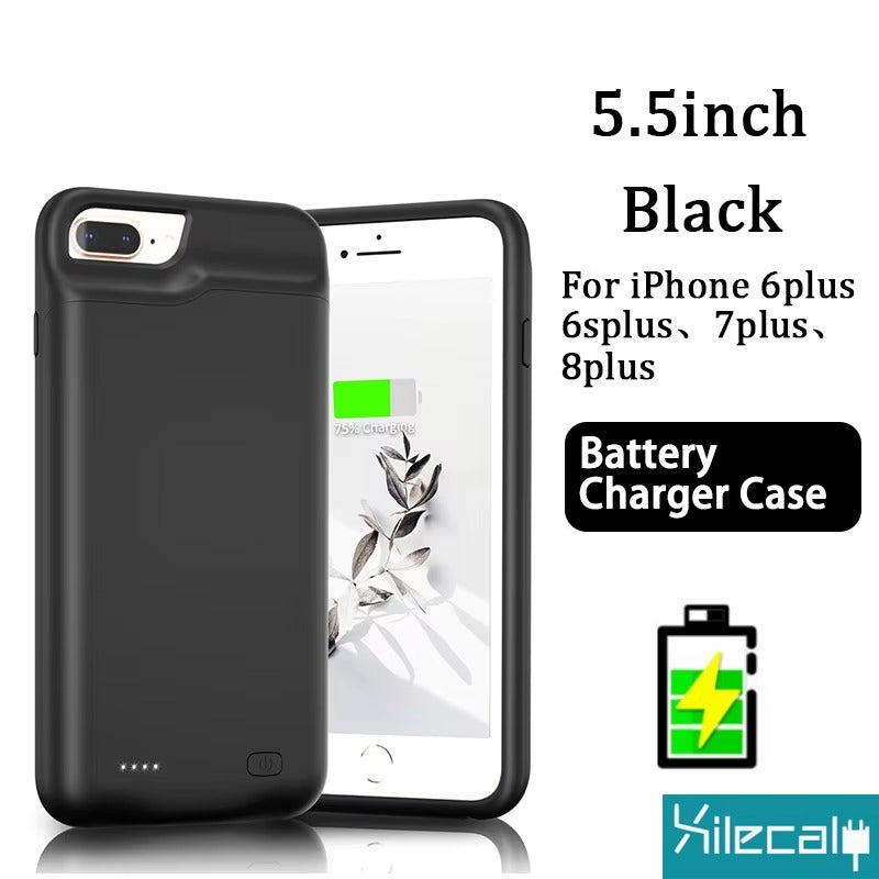 High Capacity Apple iPhone Case MagSafe Compatible, Camera Lens & Screen Protection, Ultra Thin Shockproof Magnetic Full All Around Protection Charging Cover with Built-In Battery
