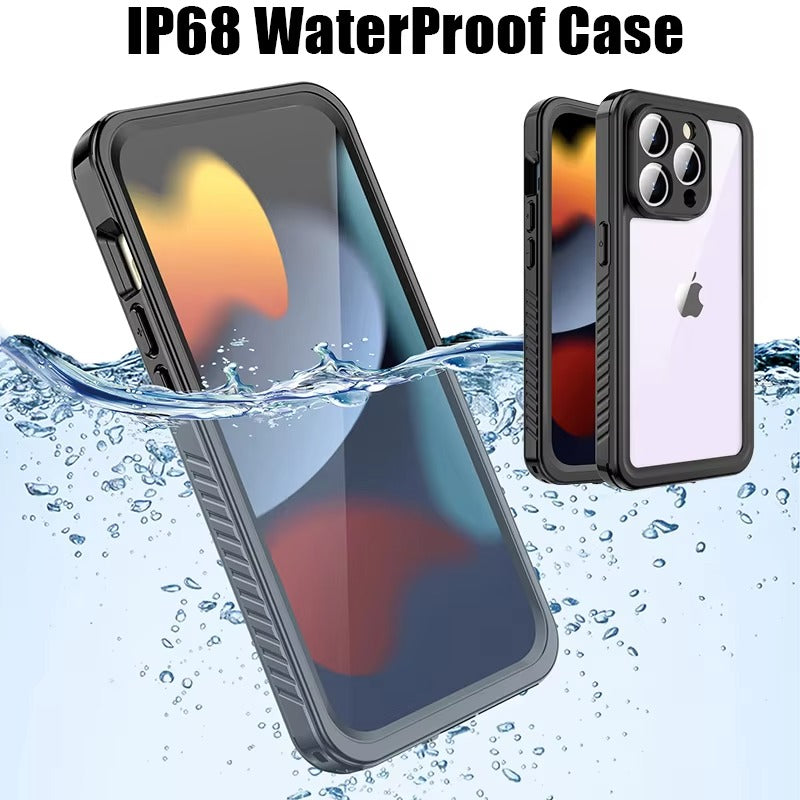 Luxury Apple iPhone Case MagSafe Compatible, Camera Lens & Screen Protection, Cover with IP68 Sealed Sport Design