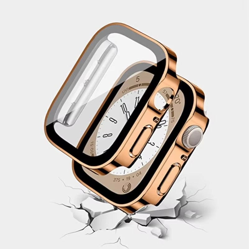 High Quality Tempered Glass Case for Apple Watch – Full Coverage Display Protector Film for 40mm to 45mm Smartwatches