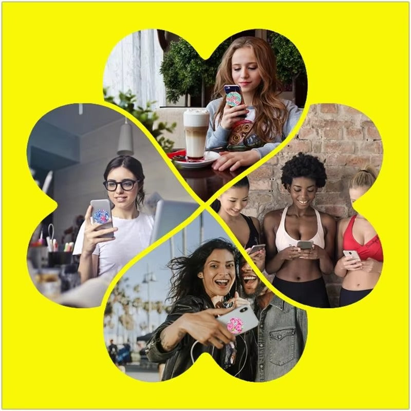 High Quality – Pop-Up Mobile Stand, Reusable Holder for Apple iPhone, and Other Smartphones, Soporte Movil Accessories